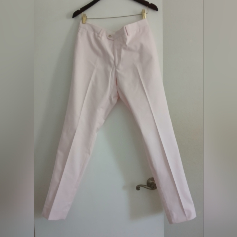 Nigel Curtiss Jim Thot costumized pants in light pink.Made in Italy.Size 50 (IT)
